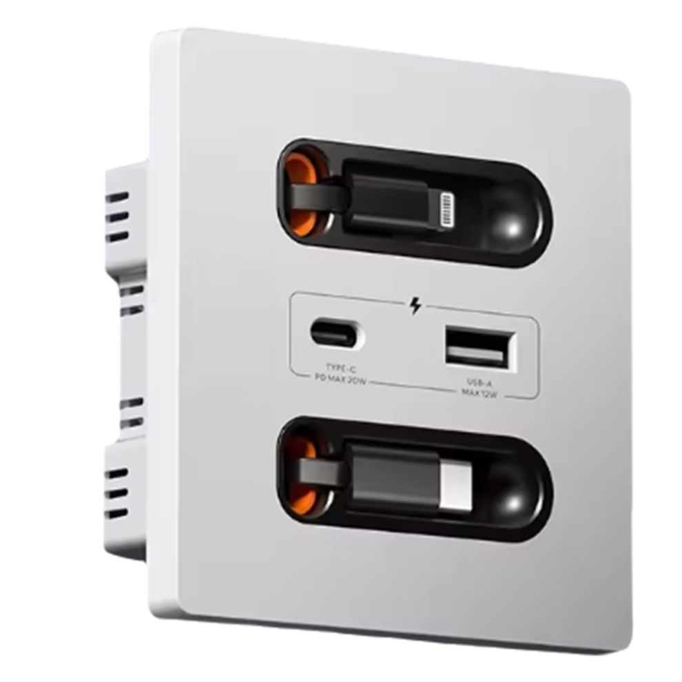 Universal Smart Socket With Charging Line 20W Fast Charge 4711565539220