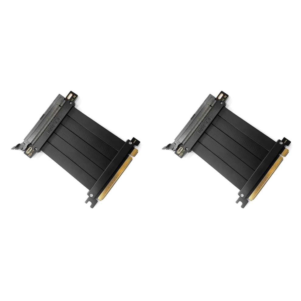 Full Speed Pci-E 4.0 16X Graphics Extension Cable 180 Degree 10Cm 4711565535161