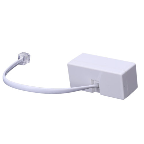 RJ11 Plug to Dual UK BT Telephone Socket Convertor 1