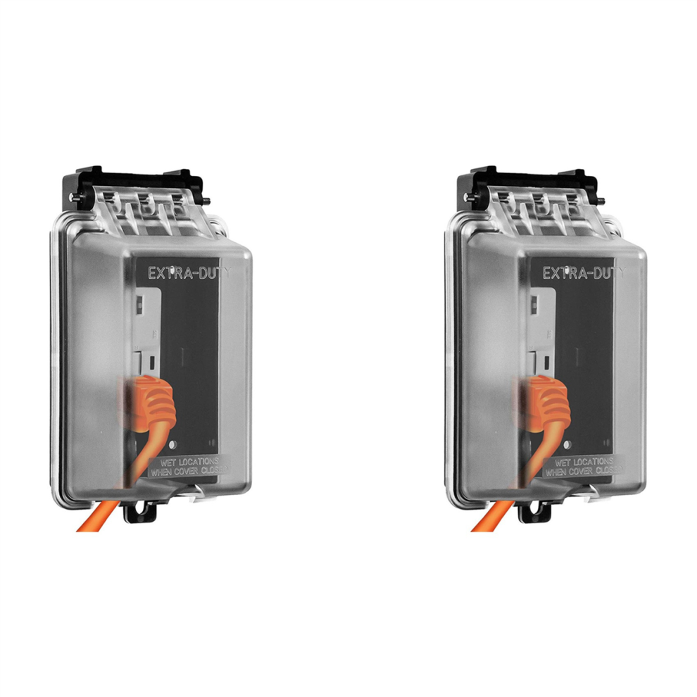 Single Gang Outdoor Outlet Cover Weatherproof Enclosure 4711565538490