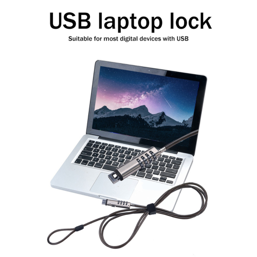 USB Password Lock Computer Lock Password Protection Anti-Theft Lock 1