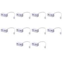 RJ11 Plug to Dual UK BT Telephone Socket Convertor