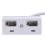 RJ11 Plug to Dual UK BT Telephone Socket Convertor 6