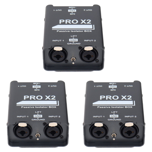 New 2-Way Audio Isolator, XLR 6.5, Permalloy Isolator