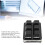 Mechanical Gaming Keyboard 6-Key DIY Red Switch RGB Black USB Wired 3