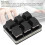 Mechanical Gaming Keyboard 6-Key DIY Red Switch RGB Black USB Wired 4