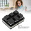 Mechanical Gaming Keyboard 6-Key DIY Red Switch RGB Black USB Wired 5