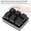 Mechanical Gaming Keyboard 6-Key DIY Red Switch RGB Black USB Wired 8