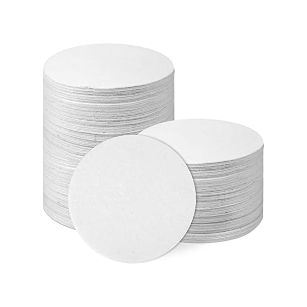 100Pcs Microwave Kiln Paper Round, for DIY Glass Fusing Crafts