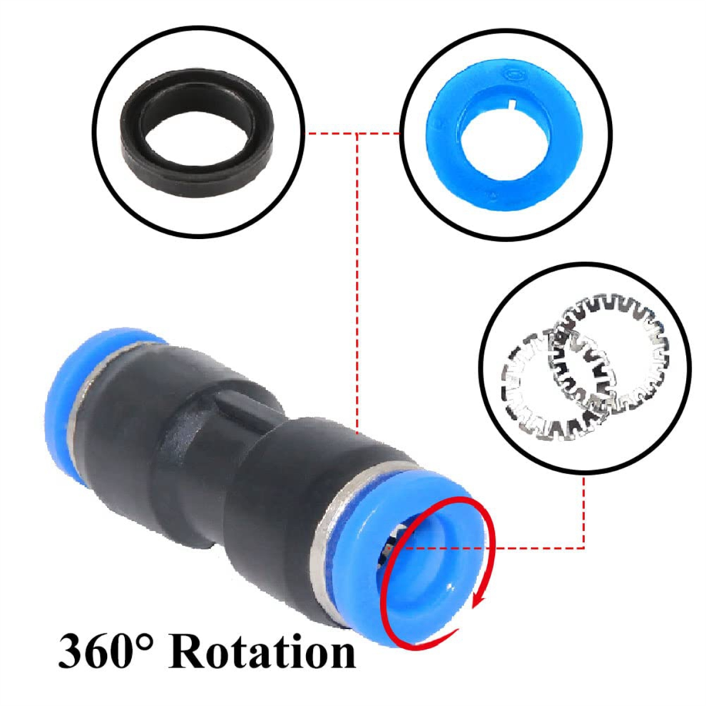 Quick Coupler Kit, (4Mm/6Mm/8Mm/10Mm/12Mm)40 Pcs 4712844905040