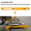 4X RKJXT1F42001 4-Standenschakelaar Autonavigatie Encoder Key Rocker  met Push  Encoder 2