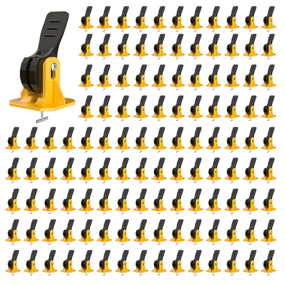 50 Pcs Tile Tools For Leveling Installation, Reusable Leveling System 4712844907945
