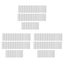 25 Pcs Magnetic Painting Canvas Panel Magnetic Mini Canvas Boards