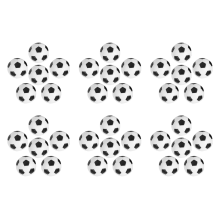 6PCS Football Style Table Boule Baby-Foot Plastique Dure Balle