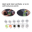 5 Strips 30 Pots Empty Paint Strips, 10Ml/ 0.35Oz Paint Pot Strips 2