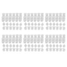 5 Strips 30 Pots Empty Paint Strips, 10Ml/ 0.35Oz Paint Pot Strips