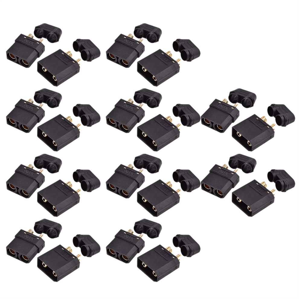 10 Pairs Xt90 Connectors, For Rc Lipo Batteries Esc Motors 4712844940911