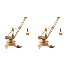 Rc Remote Control Simulation Crane Construction Toys 360Degree Rotate