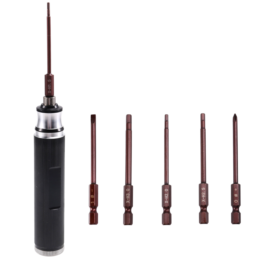 6-In-1 Hex Screwdriver 1.5/2.0/2.5/3.0Mm Repair Tool Kit Set 4712844945909