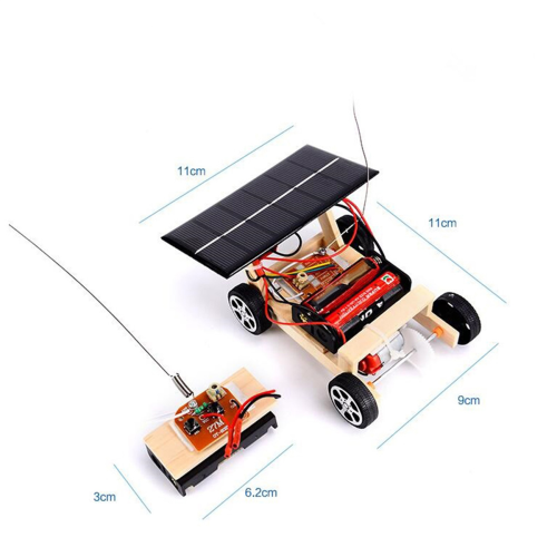 Assemble Solar Car Remote Control RC Car Educational Toys DIY 1