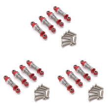 4Pcs Metal for 284131 K969 1/28 RC Car,Red