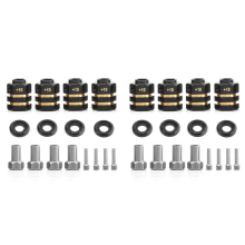 RC Brass Spacers Wheel Hex Hub Extenders for TRX4 TRX6 Wheels(+10mm)
