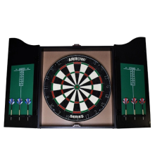 Arrow180 Bristle Dartboard Cabinet Set - Various Colours