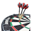 Arrow180 Bristle Dartboard Cabinet Set - Various Colours 7