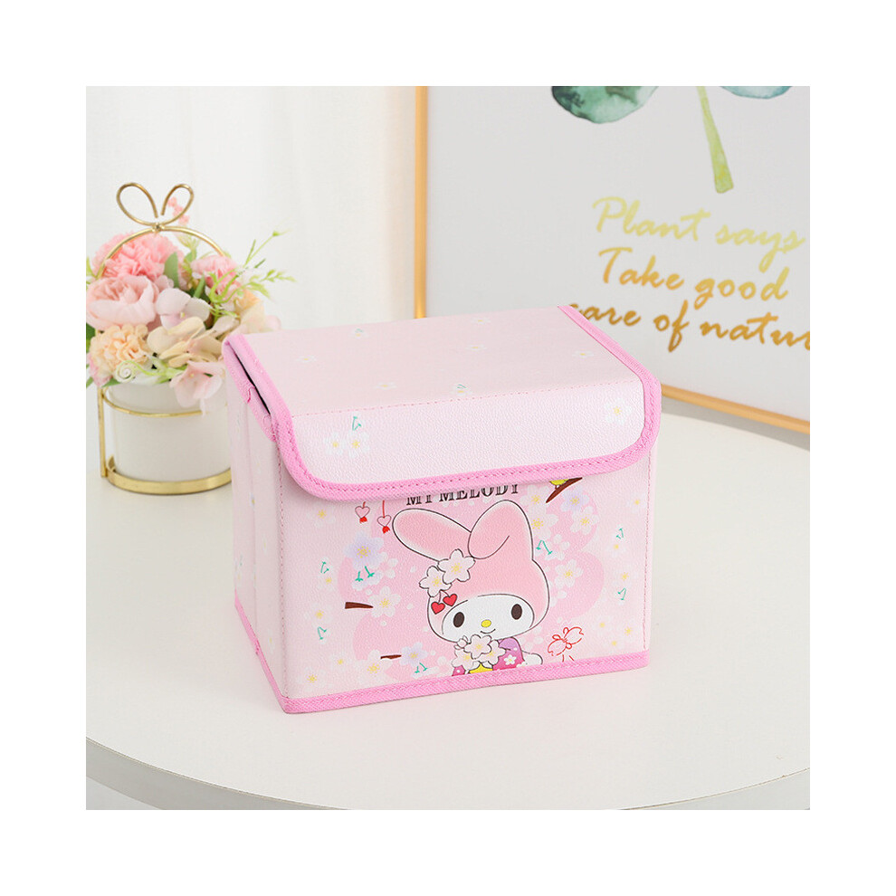 (Cherry Blossom Mel) Kuromi Kitty Hello Cinnamoroll Melody Kimono Pattern Foldable Box Storage Flip-image-OPC-PJ9CXCW-NEW