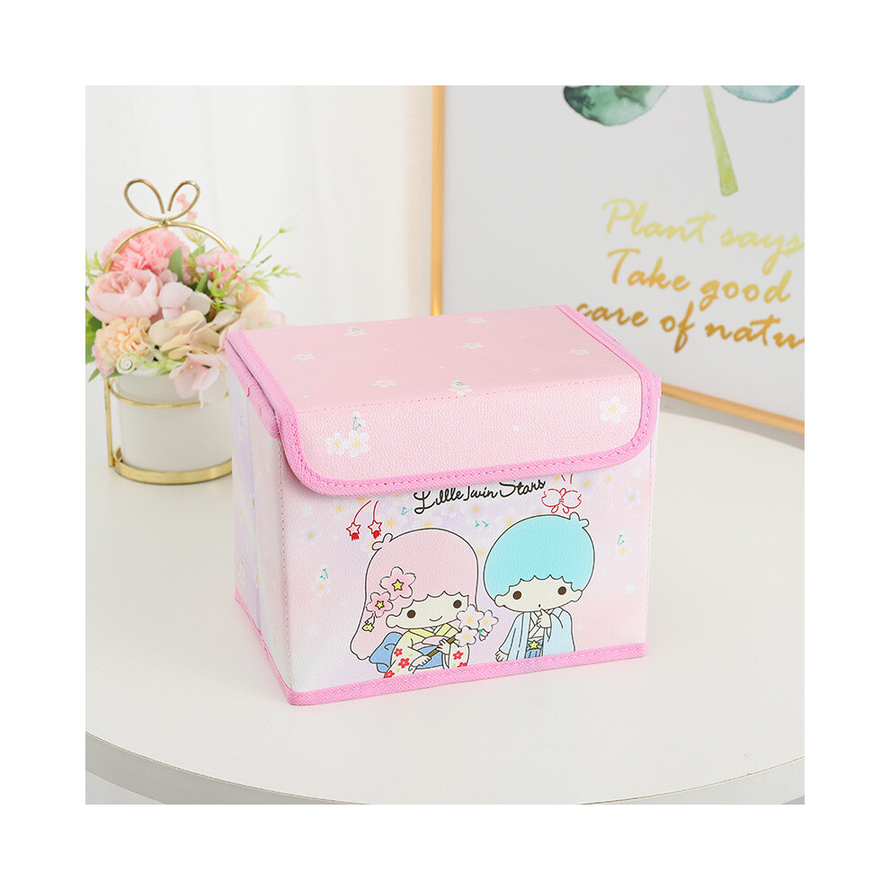 (Cherry Blossom Twins) Kuromi Kitty Hello Cinnamoroll Melody Kimono Pattern Foldable Box Storage Flip-image-OPC-PJ9CXCZ-NEW