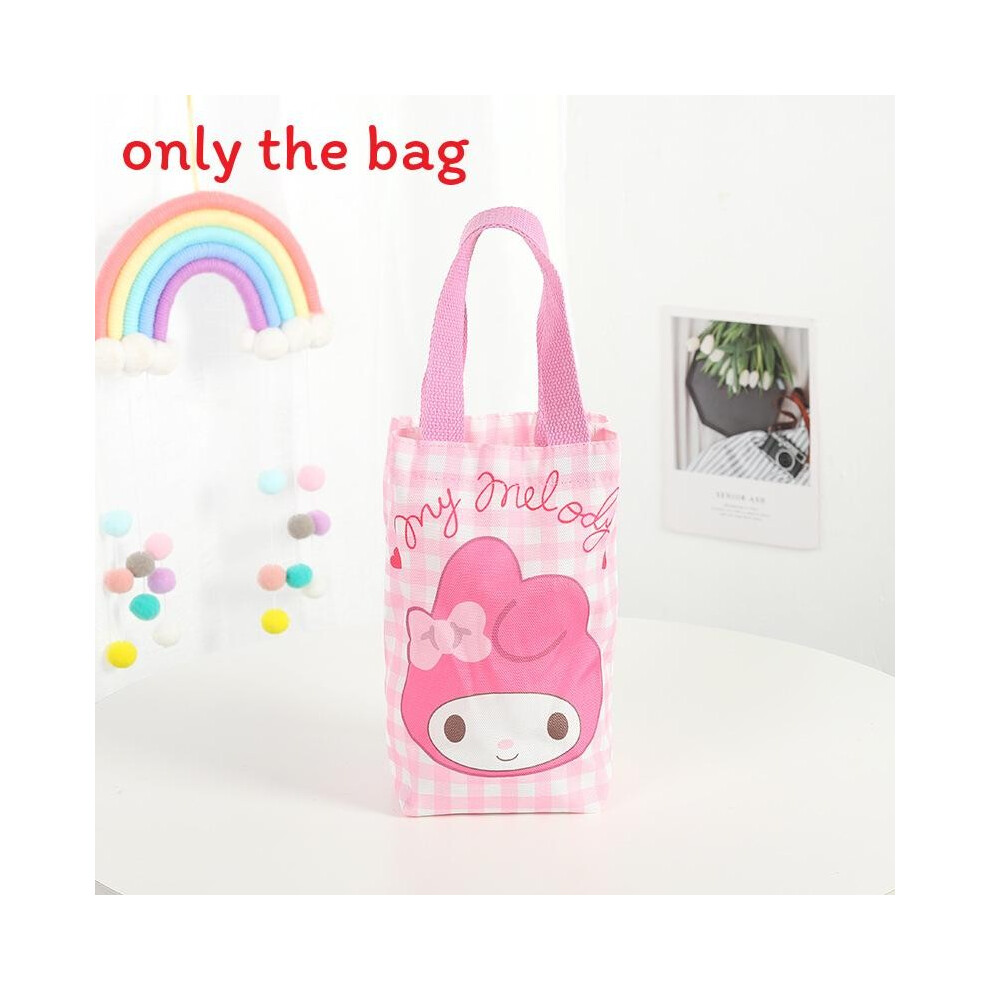 (Melon Check, Large) Hello Kitty Cinnamoroll My Melody Pattern Cup Umbrella Canvas Bag Storage-image-OPC-PJ9CZ9J-NEW
