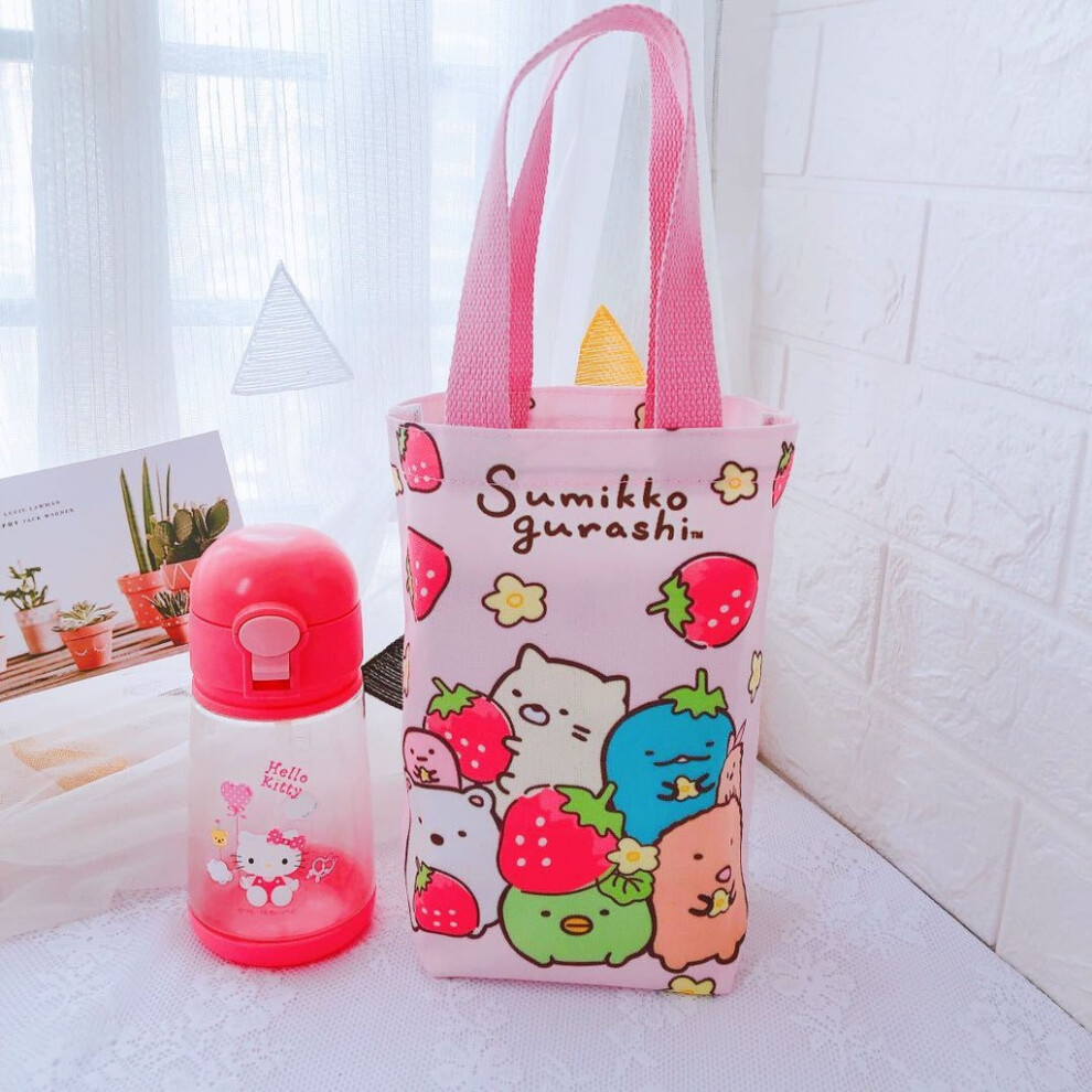 (Strawberry Corner) Snoopy Chan Shin Cartoon Insulated Canvas Bag For Picnic And Casual Carrying-image-OPC-PJ9CZTF-NEW