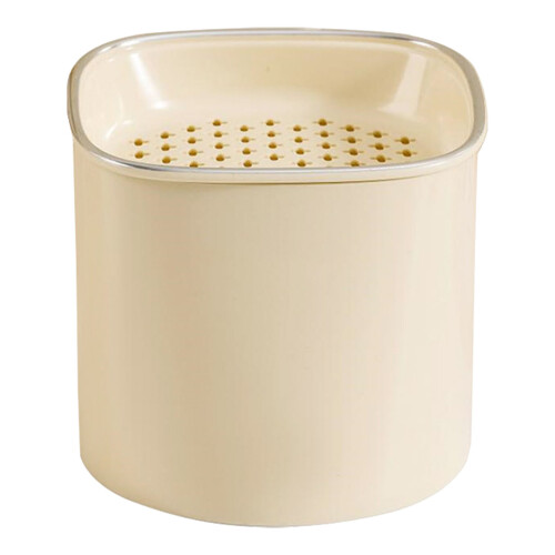 Desktop Trash Can Plastic Multifunktional Mini Mülleimer mit Drainage für Home Office Wohnzimmer 2