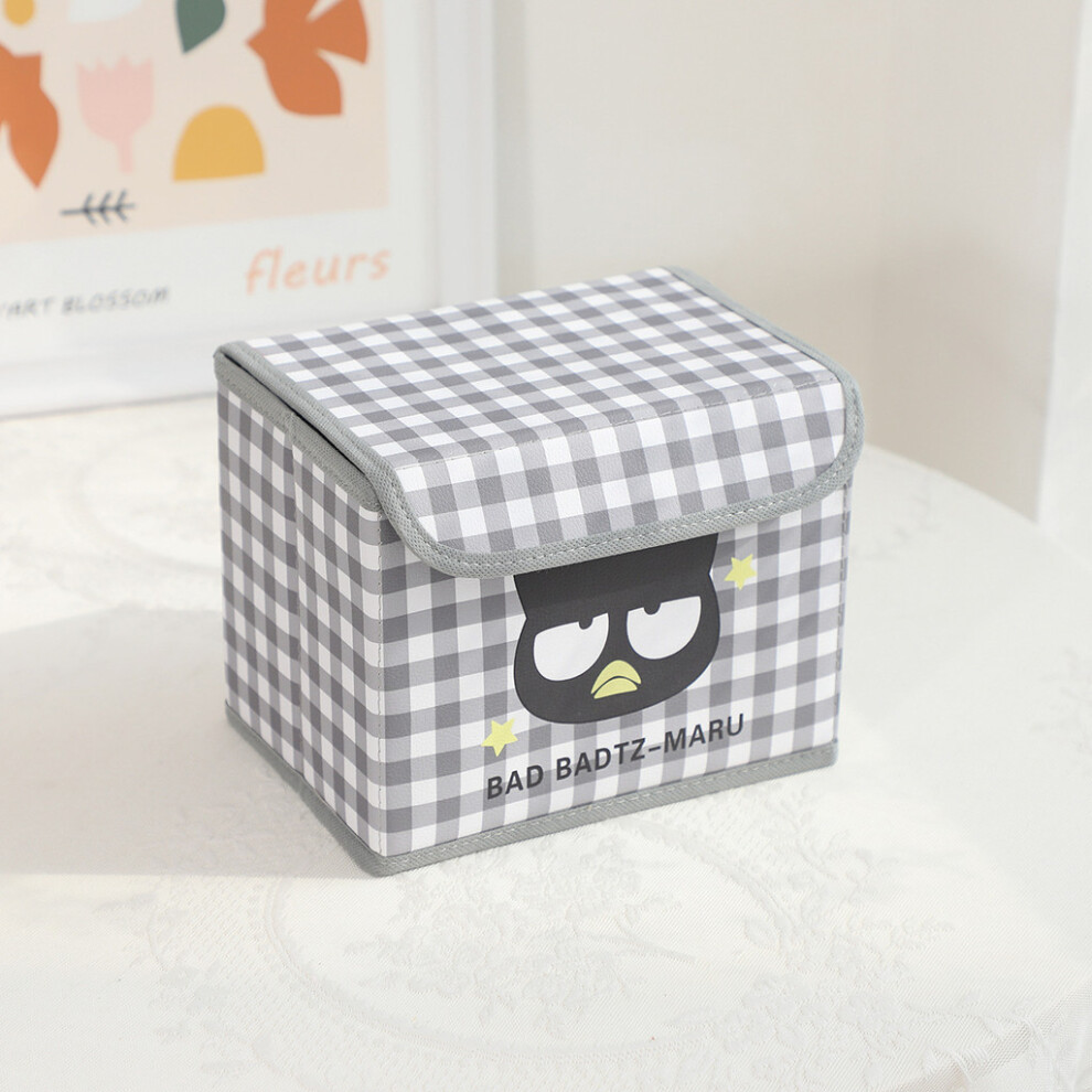 (XO) Foldable Desktop Storage Box With Cover And Kuromi Melody Print Daily Design For-image-OPC-PJ9D629-NEW