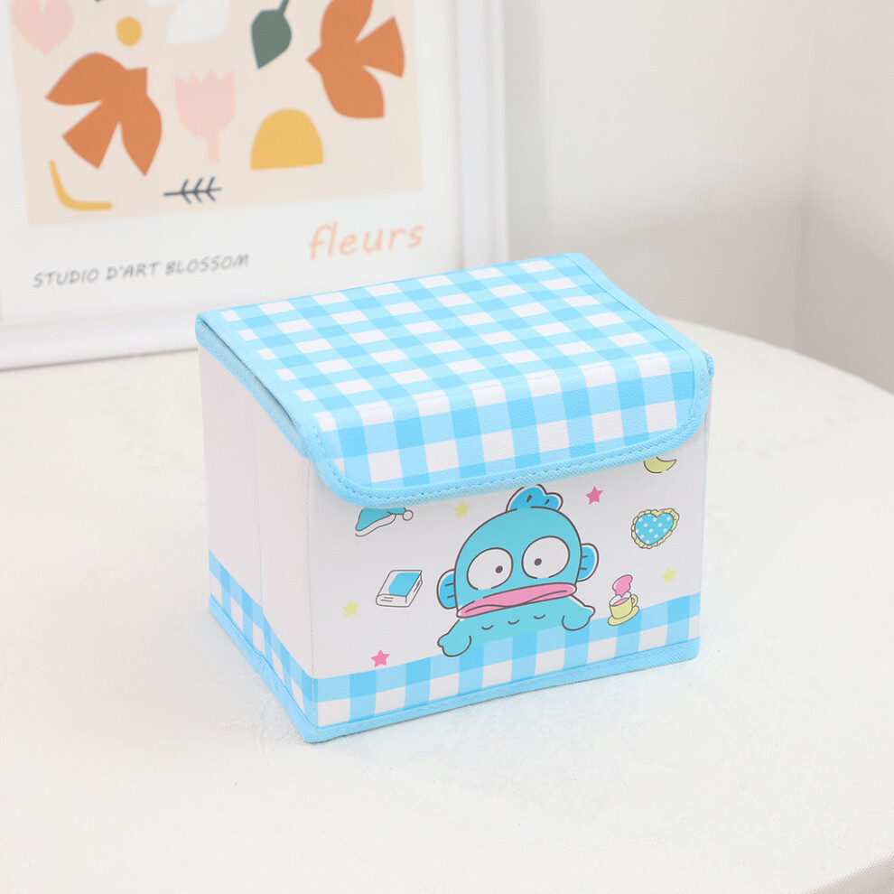 (Moon Fish) Foldable Desktop Storage Box With Cover And Kuromi Melody Print Daily Design For-image-OPC-PJ9D62J-NEW