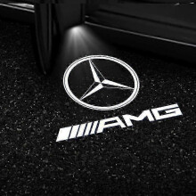 (6.00) 2x Car Door Led Projector For Mercedes Benz Gls/glc/glb/gla/a/b/c/e-