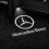 (1.00) 2x Car Door Led Projector For Mercedes Benz Gls/glc/glb/gla/a/b/c/e- 1
