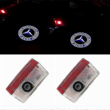(3.00) 2x Car Door Led Projector For Mercedes Benz Gls/glc/glb/gla/a/b/c/e-