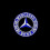 (3.00) 2x Car Door Led Projector For Mercedes Benz Gls/glc/glb/gla/a/b/c/e- 2