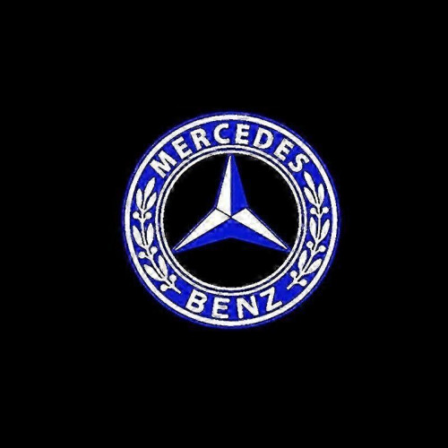 (3.00) 2x Car Door Led Projector For Mercedes Benz Gls/glc/glb/gla/a/b/c/e- 1