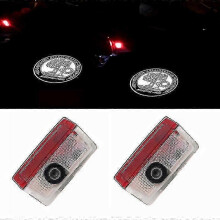 (4.00) 2x Car Door Led Projector For Mercedes Benz Gls/glc/glb/gla/a/b/c/e-
