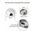 (60mm, Bright) Desk Wire Hole Cover Computer Tidy Grommet Table Cable Outlet Port Surface Line Box Table Cable Hardware 3