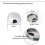 (53mm, Brushed) Desk Wire Hole Cover Computer Tidy Grommet Table Cable Outlet Port Surface Line Box Table Cable Hardware 3