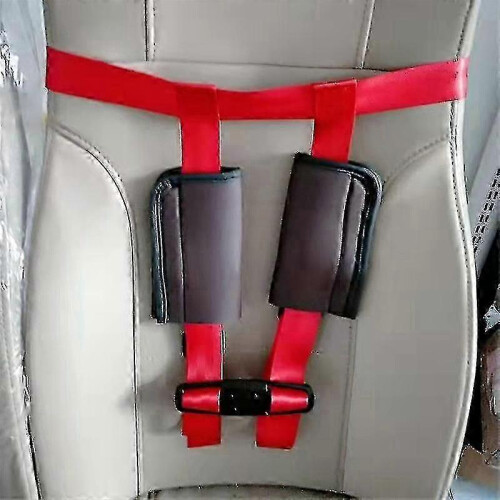 (Red)Kids Fly Safe Cares Child Airplane Safety Harness