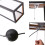 Modern Shelf Floor Lamp Soft Light 4-Tier Open She 12