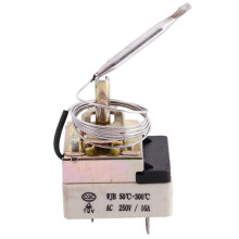Ac 16a 250v 50 To 300 Celsius Degree 3 Pin Nc Capillary Thermostat for Electric Oven