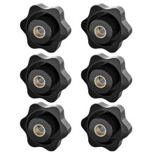 M8 Clamping Knob, Star Nut, Knurled Thread Clamping Knob, M8 Clamping Nut, Star Head Clamping Knob Nuts, for Mechanical, Furniture, Electronic Equipme
