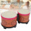 Ensemble de bongos 5 pouces et 6 pouces - texture orange 6