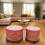 Ensemble de bongos 5 pouces et 6 pouces - texture orange 11