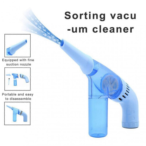 (White) Wireless Handheld Vacuum Cleaner Powerful Cleaning Mini Size Desktop Versatile Portable Cleaner for Home Car 2
